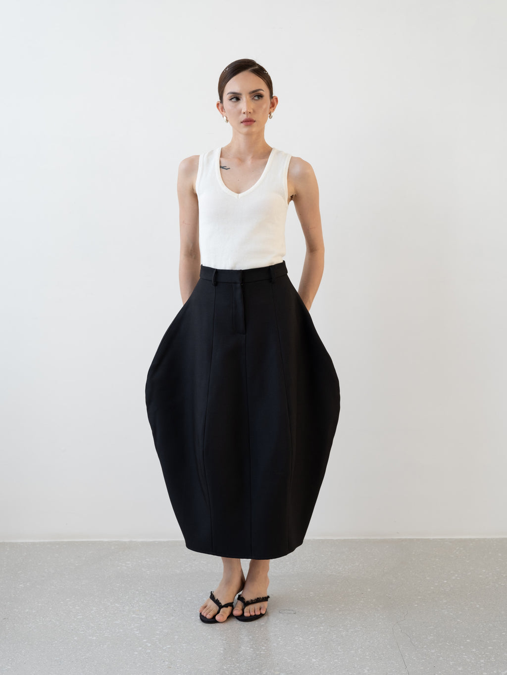 BRONZE BALOON SKIRT