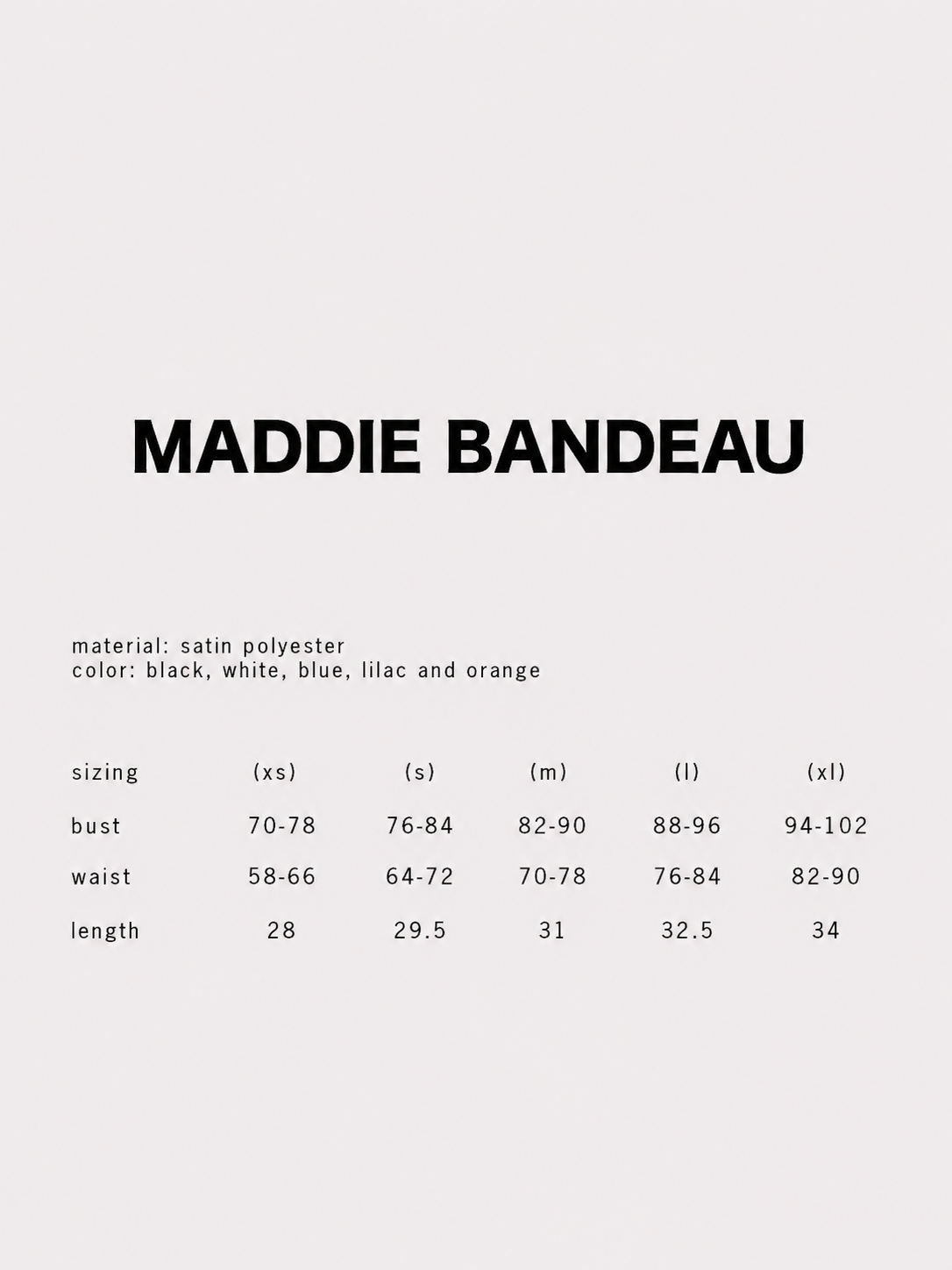 MADDIE BANDEAU
