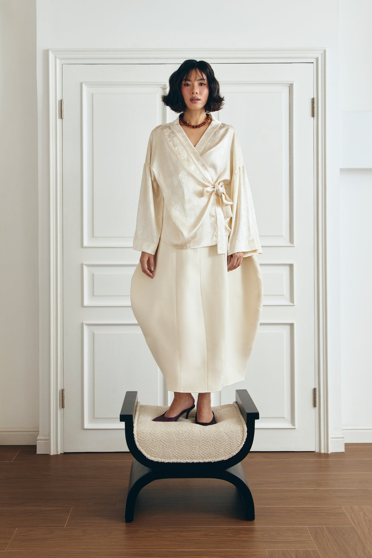 BRONZE BALOON SKIRT
