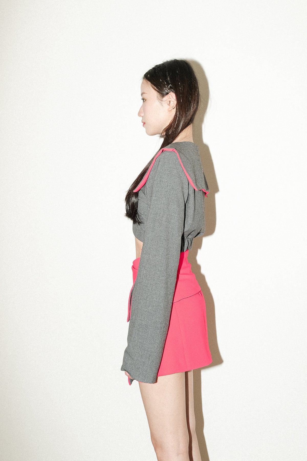 KIKU REVERSIBLE CROPPED JACKET