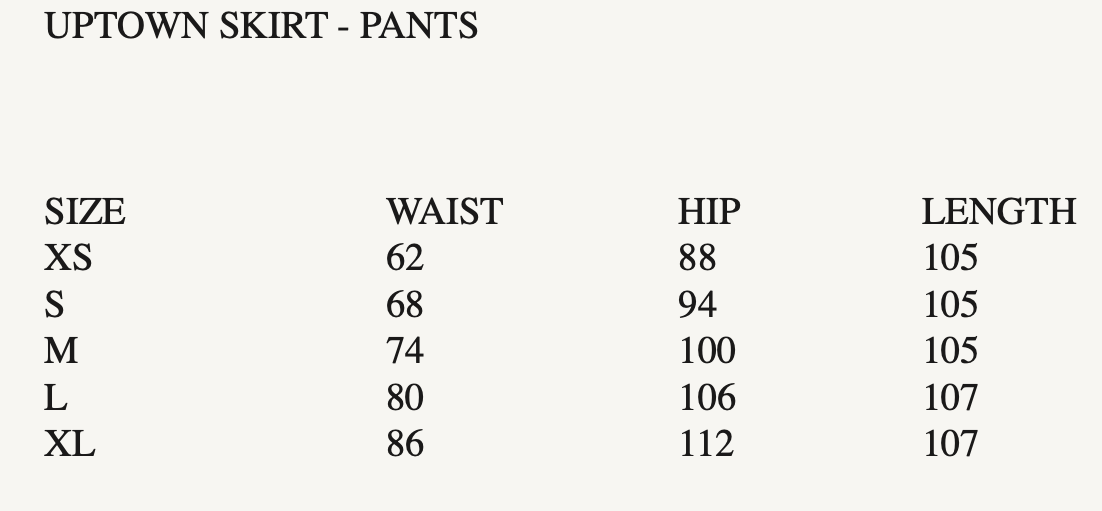 UPTOWN SKIRT-PANTS