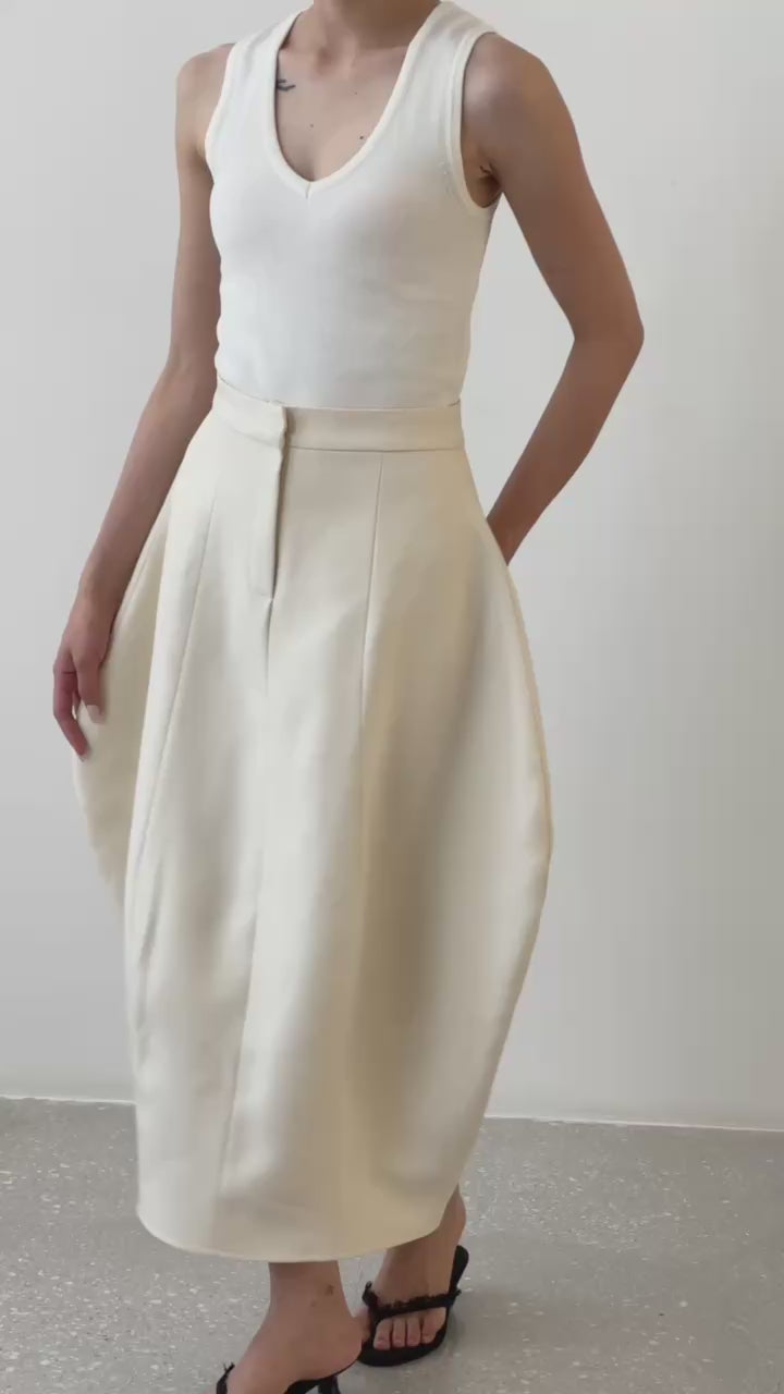 BRONZE BALOON SKIRT